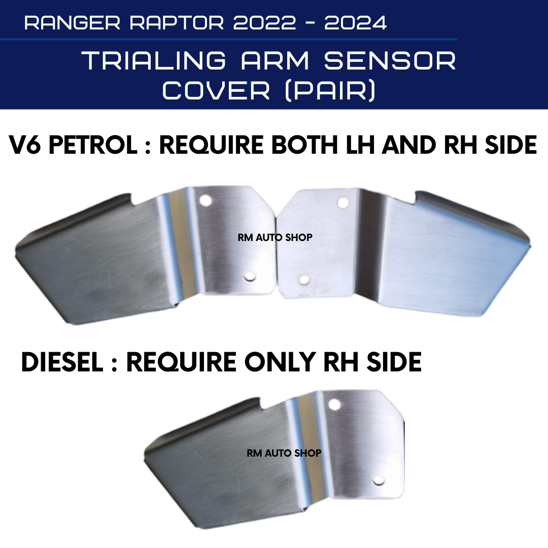 (RM01) RANGER RAPTOR MY22-PRESENT - TRIALING ARM SENSOR COVER (PAIR) - Image 5