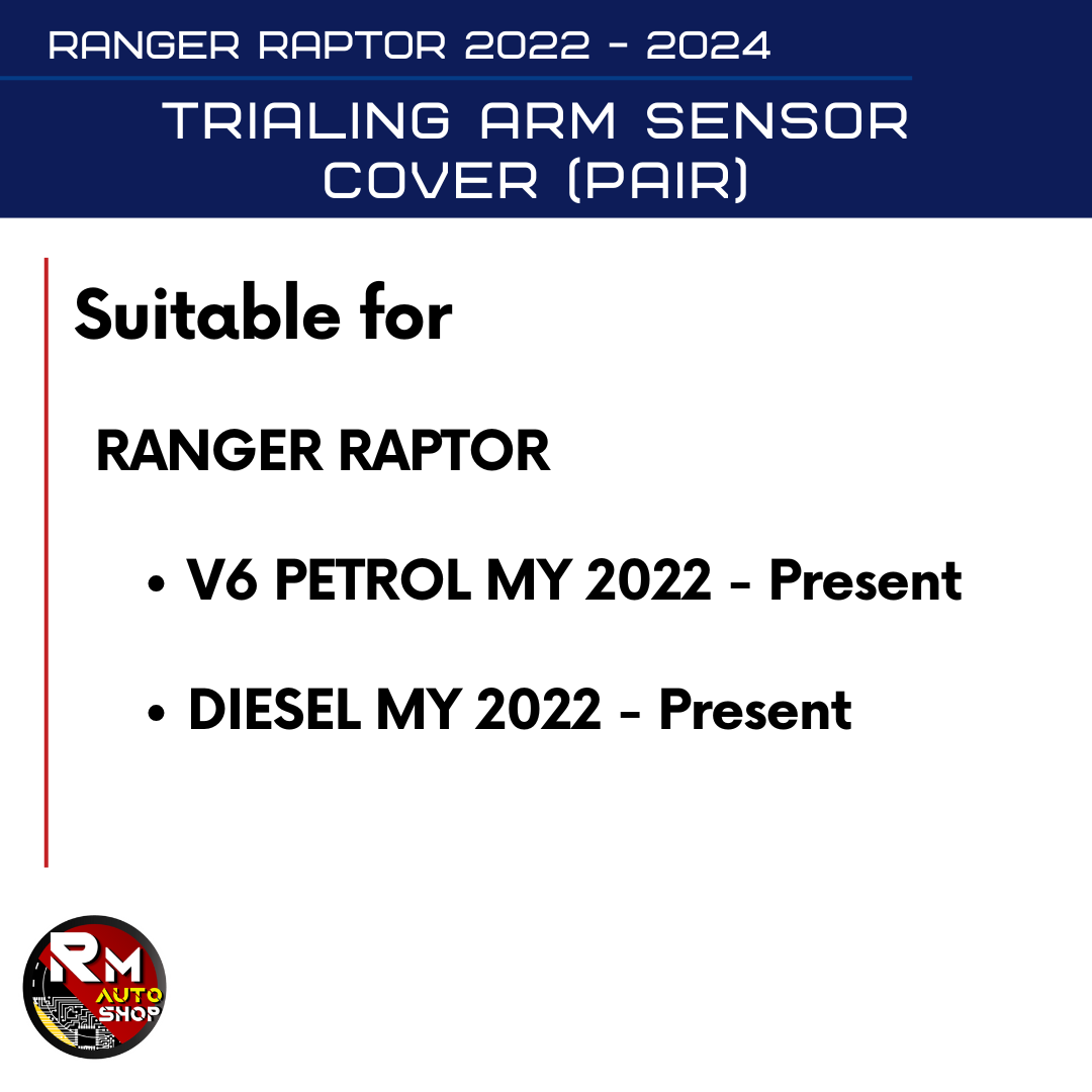 (RM01) RANGER RAPTOR MY22-PRESENT - TRIALING ARM SENSOR COVER (PAIR) - Image 6