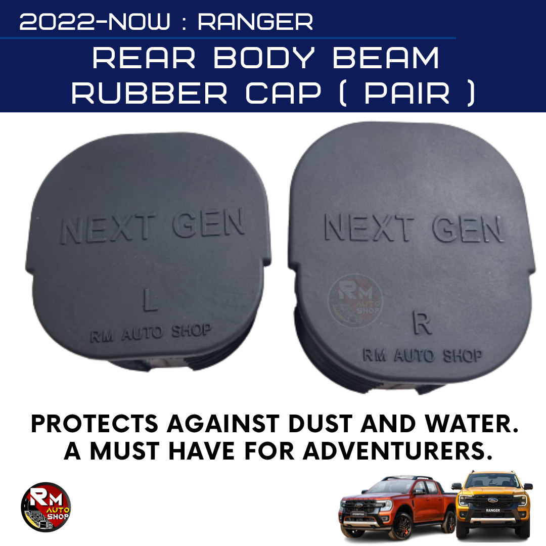 (RM05) 2022-PRESENT RANGER - REAR BODY BEAM  RUBBER CAP (PAIR)