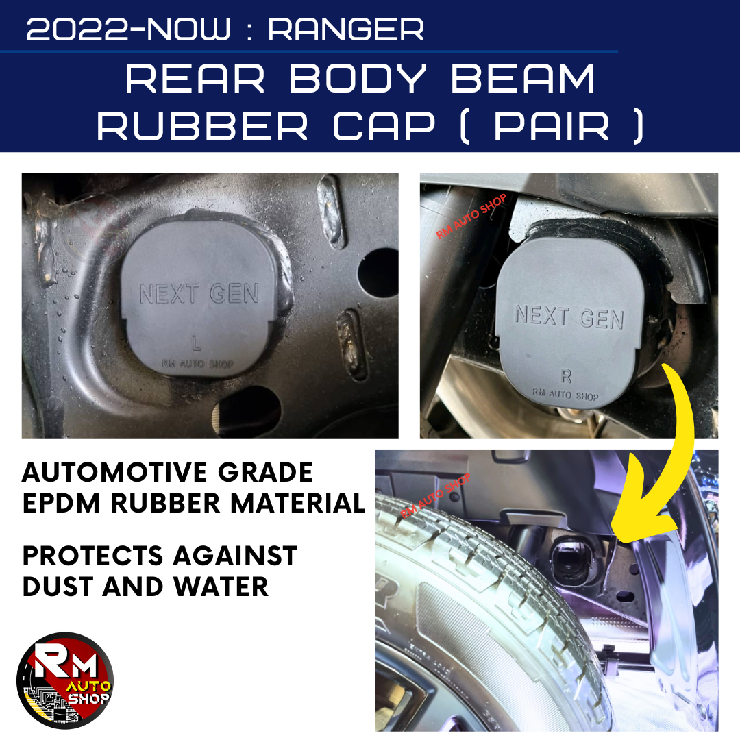 (RM05) 2022-PRESENT RANGER - REAR BODY BEAM  RUBBER CAP (PAIR) - Image 3