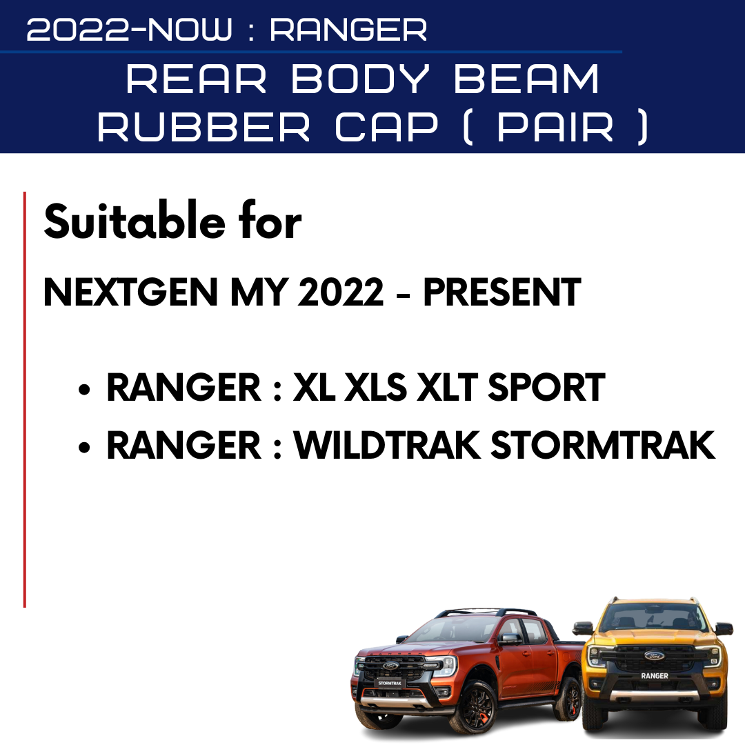 (RM05) 2022-PRESENT RANGER - REAR BODY BEAM  RUBBER CAP (PAIR) - Image 5