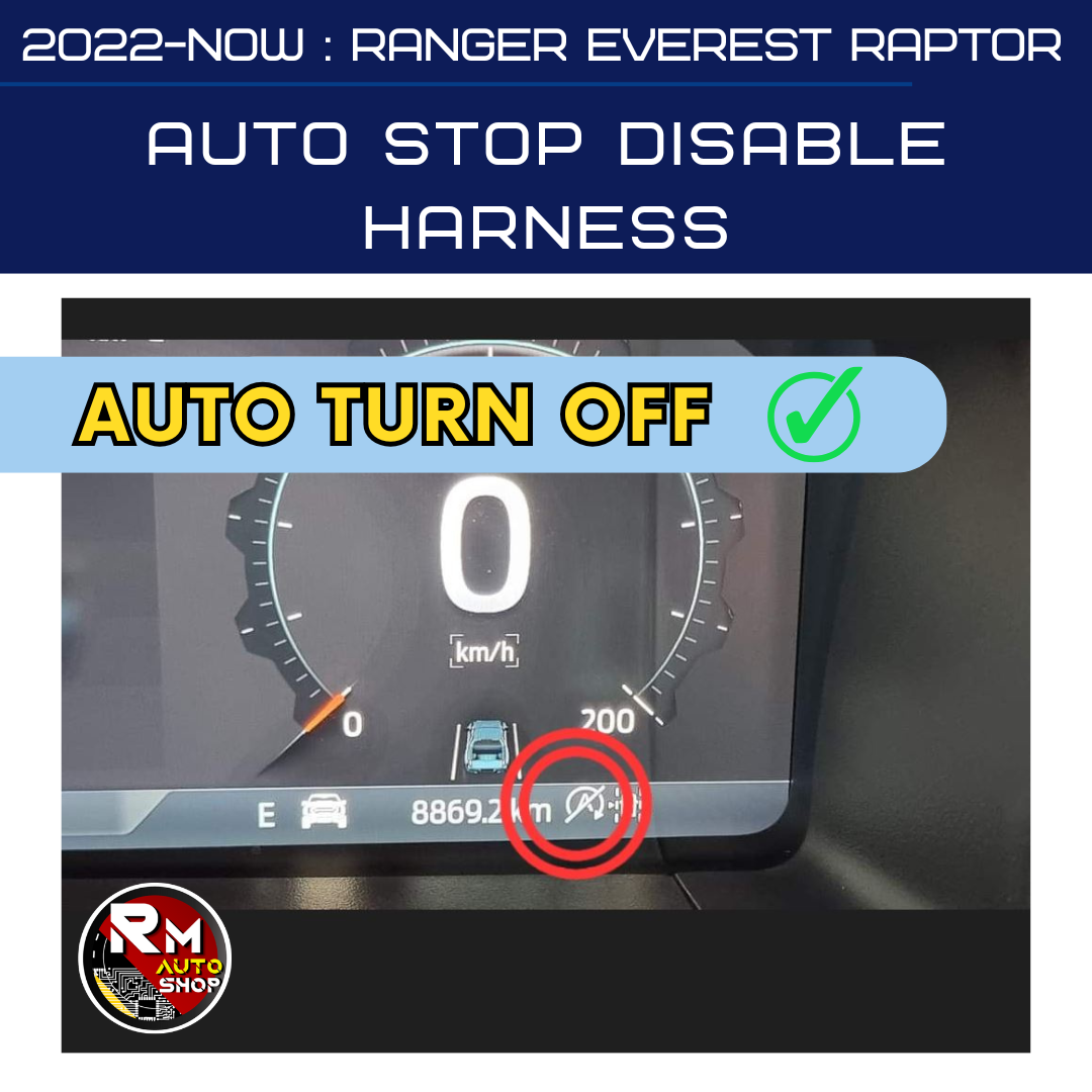 (RM06) 2022-PRESENT RANGER EVEREST RAPTOR - AUTO STOP DISABLE HARNESS - Image 3