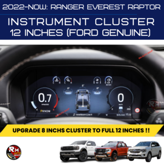 (RM13) PRE-ORDER ONLY!! FORD NEXT GEN RANGER & EVEREST 12 INCHES FULL DIGITAL INSTRUMENT CLUSTER UPGRADE