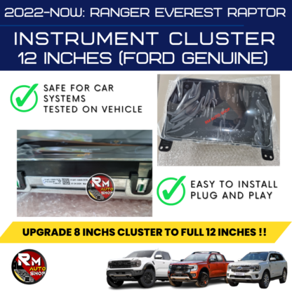 (RM13) PRE-ORDER ONLY!! FORD NEXT GEN RANGER & EVEREST 12 INCHES FULL DIGITAL INSTRUMENT CLUSTER UPGRADE - Image 3