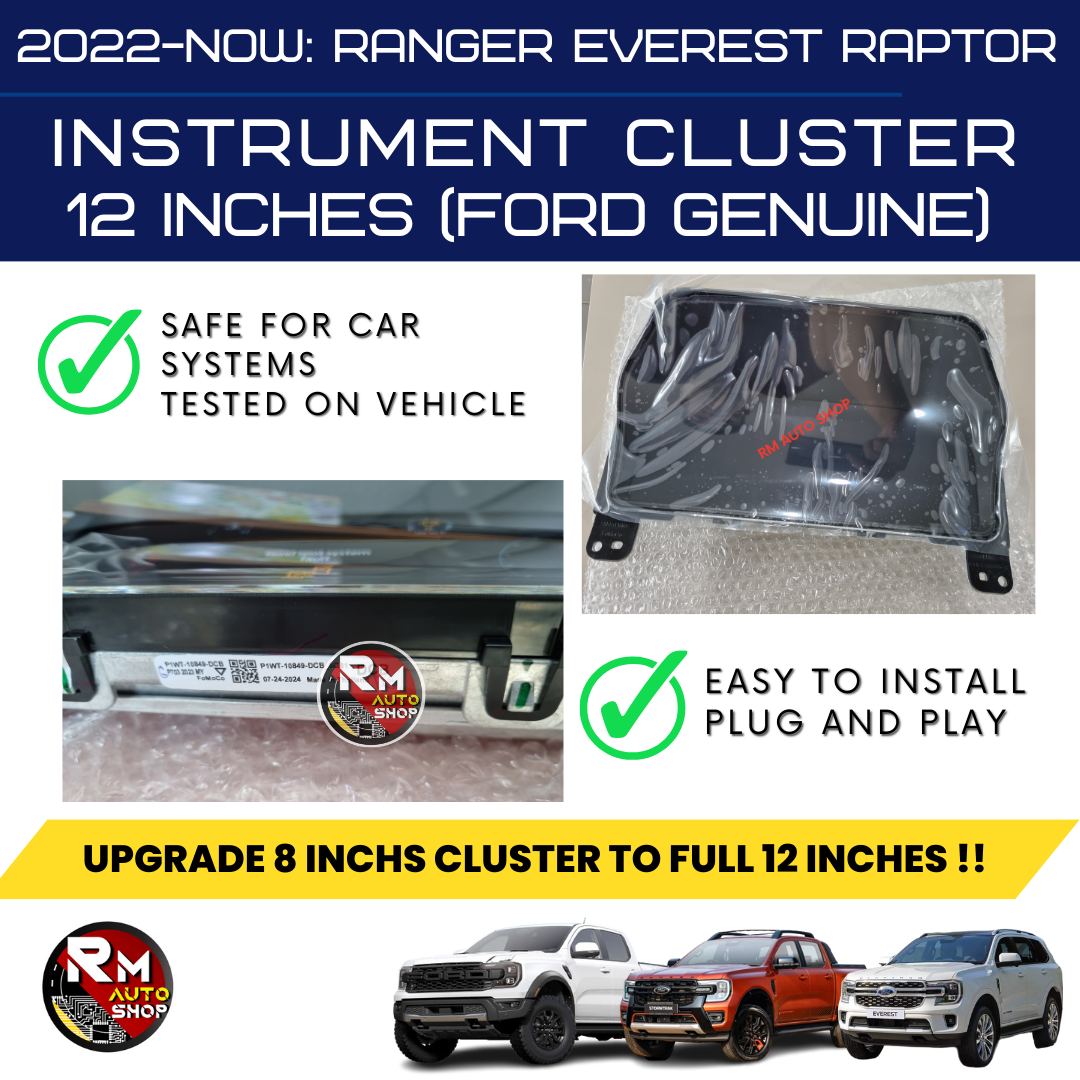 (RM13) PRE-ORDER ONLY!! FORD NEXT GEN RANGER & EVEREST 12 INCHES FULL DIGITAL INSTRUMENT CLUSTER UPGRADE - Image 3