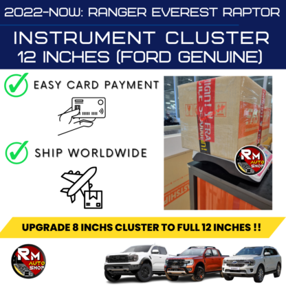 (RM13) PRE-ORDER ONLY!! FORD NEXT GEN RANGER & EVEREST 12 INCHES FULL DIGITAL INSTRUMENT CLUSTER UPGRADE - Image 4