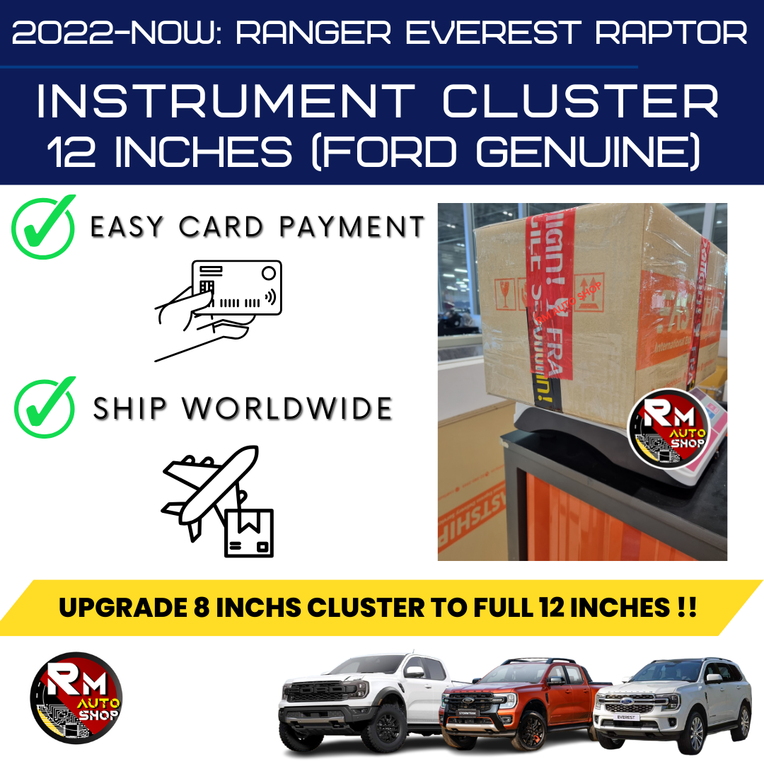 (RM13) PRE-ORDER ONLY!! FORD NEXT GEN RANGER & EVEREST 12 INCHES FULL DIGITAL INSTRUMENT CLUSTER UPGRADE - Image 4